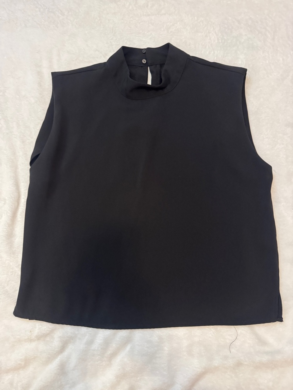 Steve Madden Black Sleeveless Mock Neck Camisole